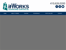 Tablet Screenshot of itworkslearning.com